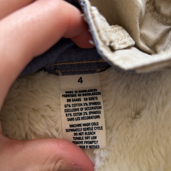 American Eagle Outfitters Cotton Breige Cargo Shorts Size 4 - Picture 6 of 7